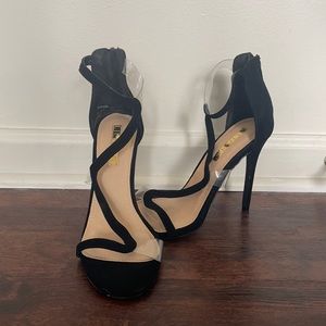Liliana black high heels